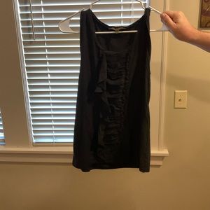 Adrienne Vittadini Studio, Black, Ruffles in the front, Size: Adult Small